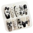 thumbnail image 2 of JC Press On Nails Kit, Regular Coffin Plastic Artificial Nails, Easy Application, 10 Pieces, 2 of 5