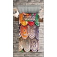 thumbnail image 3 of Ambesonne Moroccan Quilted Bedspread Set 2 Pcs, Traditional Colorful, Twin Size, Multicolor, 3 of 3