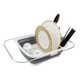 thumbnail image 4 of SAMMART 8L (2.11Gallons) Expandable Collapsible Dish Drainer - Foldable Drying Rack - Portable Dinnerware Organizer - Space Saving Kitchen Storage Tray, 4 of 6