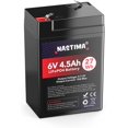 thumbnail image 1 of NASTIMA 6V 4.5Ah Rechargeable Lithium Iron Phosphate Battery, 2000+ Cycles LiFePO4 Battery Pack for Emergency Light, Lantern, Kids Ride On Car, Deer Game Feeder, 1 of 7