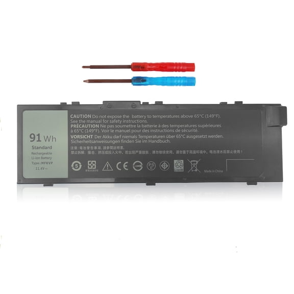 MFKVP GR5D3 T05W1 91WH Laptop Notebook Battery for Dell Precision 15 7510 7520 M7510 17 7710 7720 M7710