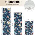 thumbnail image 4 of Pioneer Flower Floral Print Pattern Kitchen Rugs Sets Of 3,Kitchen Runner Rugs Non Skid Washable,Decorative Kitchen Floor Mats for Kitchen,Sink,Laundry,17"x30"+ 17"x47" + 17"x59", 4 of 6