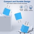 thumbnail image 3 of Zacenei USB Charger Block,2Pack iPhone Charging Cables 10ft Charger Cord & 2Pack USB Charger Adapter Wall Charger Plug Multi Charger Fast Charging Cords 10ft Charger Block Compatible for iPhone 14 13, 3 of 7