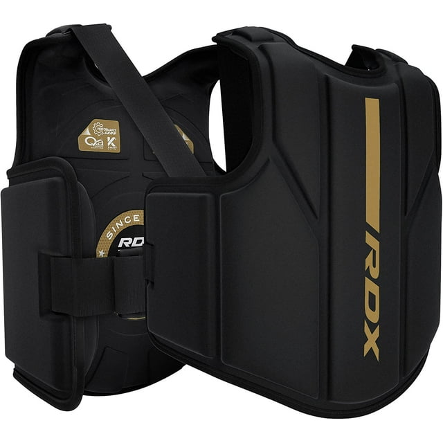 RDX Chest Guard, MMA Kickboxing Muay Thai Boxing Body Protector, Sparring Training Heavy Punching, KARA Adjustable Strike Shield, Martial Arts Upper Body Ribs Protection Pad, Taekwondo Vest