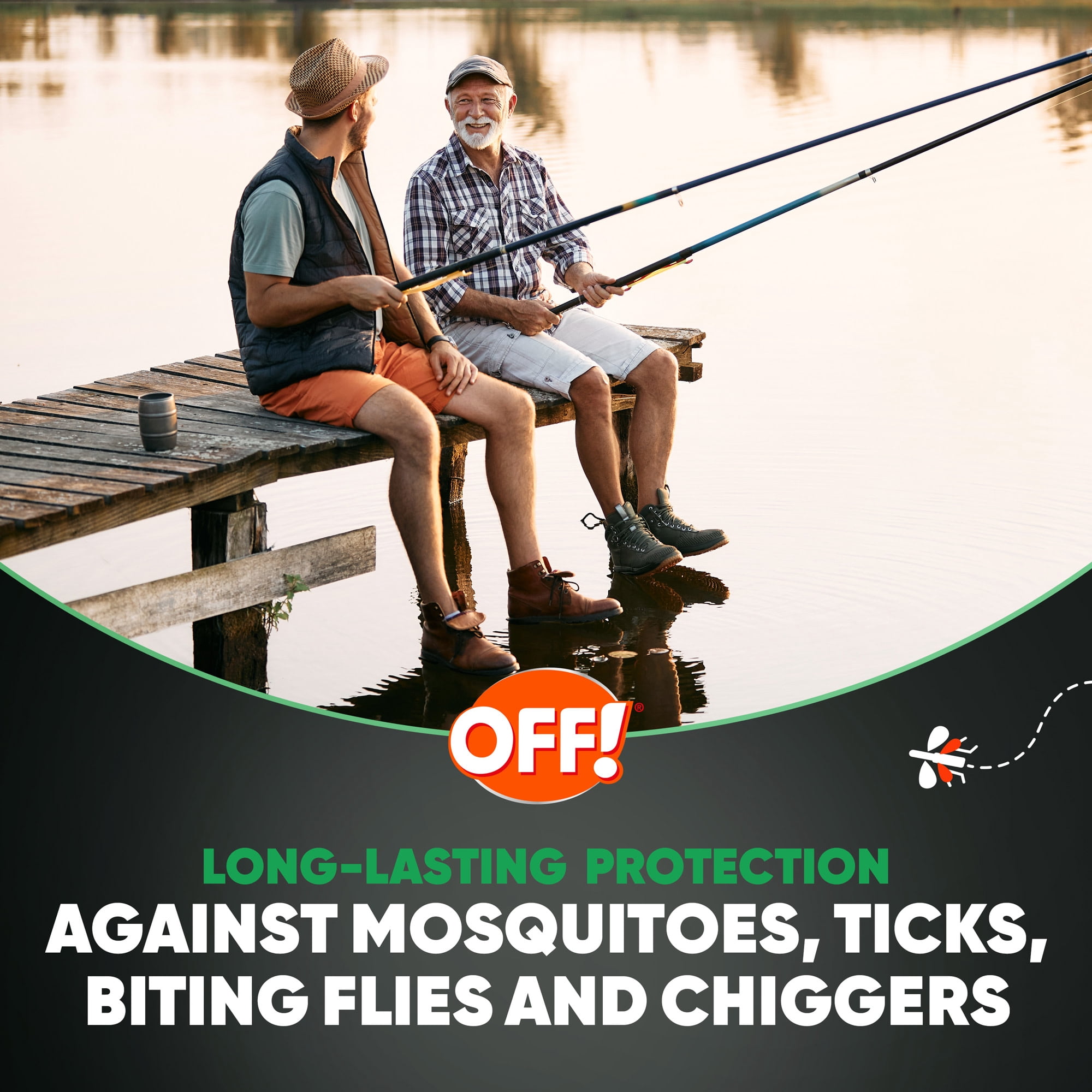 (4 pack) OFF! Sportsmen Deep Woods Insect Repellent 3, Bug Spray For Mosquito Protection, 16 Fluid Ounces, 2 Count