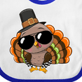 thumbnail image 4 of Inktastic Thanksgiving Turkey Funny Boys or Girls Baby Bib, 4 of 4