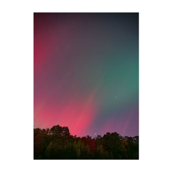 Autumn Aurora II - Photography Unframed Wall Art Print 5 x 7 inches