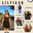 Lilvigor Bodysuit Shapewear for Women Tummy Control Thong Low Back Body