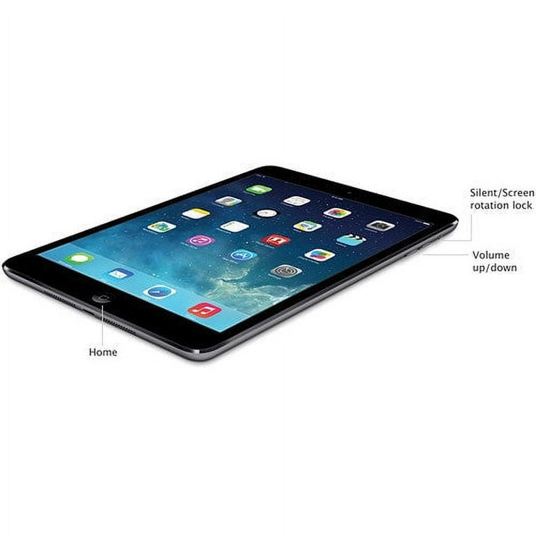 Restored Apple iPad Mini 2 with Retina Display 16GB Wi-Fi Black with Space  Gray ME276LL/A (Refurbished)