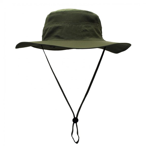 SDJMa Outdoor Sports Hat Sun Hat Men's Fishing Hats Anti-ultraviolet Fisherman Hat Adjustable Sun Visor Hat Sun-shading Sun Hat Riding Hollow Lightweight Quick Dry Summer Hat for Men and Women