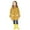 #01-Yellow, variant on shoper Rain Poncho Kids Hooded Waterproof Rainwear Solid Color with Long Sleeve Rain Suit Reusable Rain Coats for Boys and Girls Blue ONESIZE
