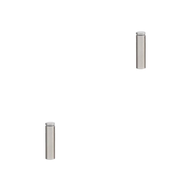 Kenally Tornillo publicitario Acero inoxidable Alto brillo Diseño aerodinámico Espejo de vidrio Clavo Tuerca a prueba de rayones Perno 25x100 mm 25x100mm 2piezas Kenally CBP338982
