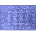 thumbnail image 1 of Ahgly Company Indoor Rectangle Oriental Blue Industrial Area Rugs, 7' x 9', 1 of 4