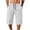 White, variant on Mens Workout Capri Pants Quick Dry Lightweight Stretchy Casual Cropped Pant Trendy Loose Drawstring Outdoor Athletic Capris with Pockets