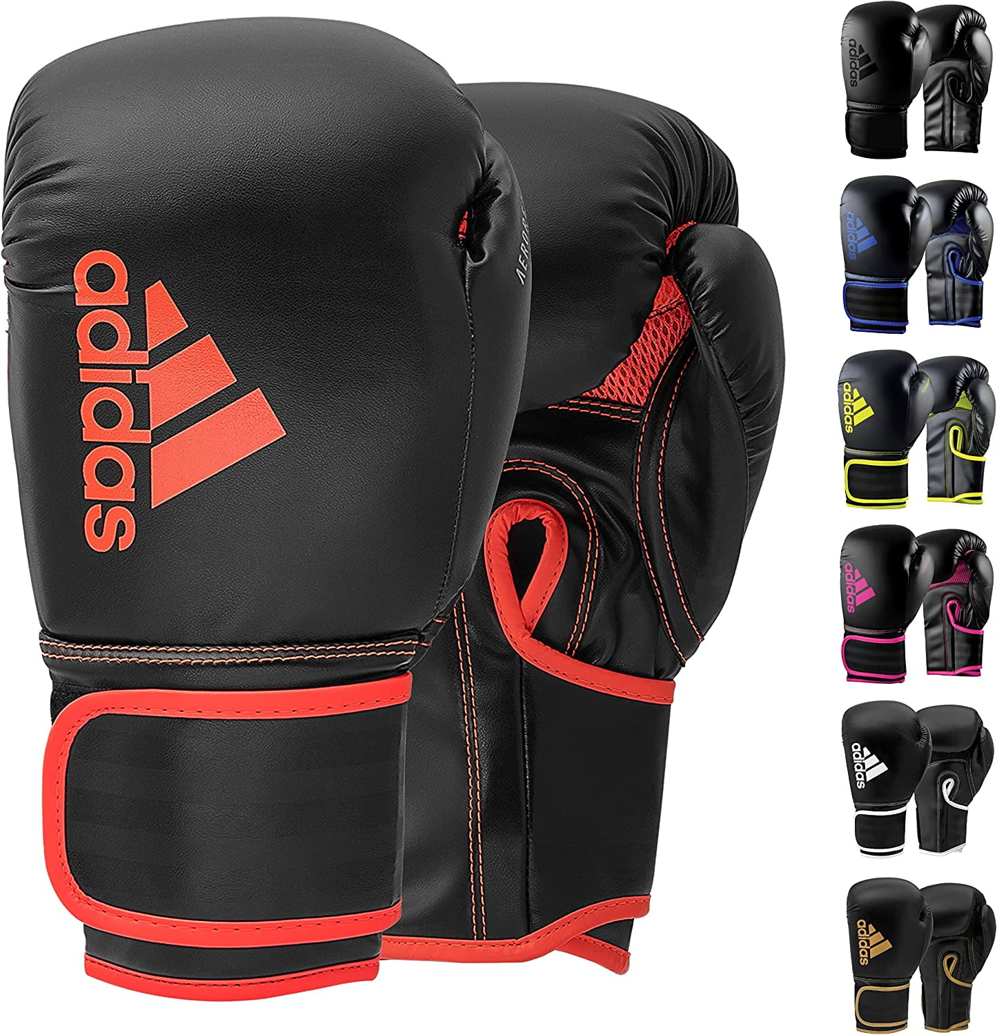 Oculto Cuota de admisión Pacífico Adidas Hybrid 80 Boxing Gloves, pair set - Training Gloves for Kickboxing - Sparring  Gloves for Men, Women and Kids - Walmart.com