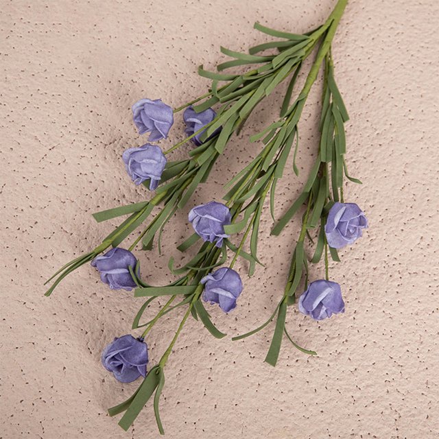 Wzzjkit Artificial Flowers for Outdoors, Fake Realistic Flowers with Plastic Plants Spring Decor, Handheld Faux Flowers for Outside Window Box Front Porch Planter Decor
