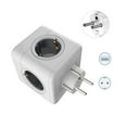 thumbnail image 2 of Multi Power Strip Cube Multiple Extension Socket With 4 16A 3680W Adapter With 2 Usb For Home Office, 2 of 7