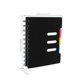thumbnail image 5 of GOOHOCHY Cuadernos A6 Cuadernos de Aula 3 Materias Diario de Escritura para Estudiantes Cuaderno de Papel con Rayas Anchas para Suministros de organización académica Escolar, 5 of 7