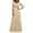 C53/Beige, variant on Dress For Women Elegant Long Casual Dress With Lace Panels Waist Defining Formal Gown For And Evening Events Elegant