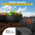 thumbnail image 4 of 150ft Recycled HDPE Landscape Edging, 10" Depth Coiled Garden Border - Flexible Lawn & Yard Edging, Weed Barrier, Black, 4 of 11