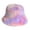 Multicolor3#, variant on Cheers.US Women Tie Dye Rainbow Faux Fur Bucket Hat Fluffy Winter Warmer Fisherman Cap Fashion Plush Rainbow Cap