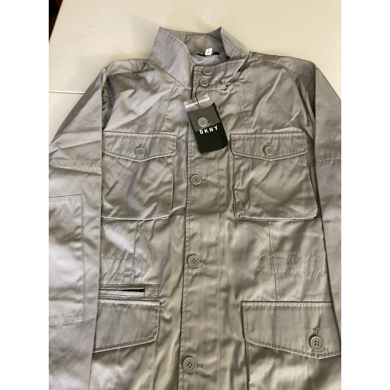 DKNY Men s Griffin Field Jacket Grey Size XL Walmart