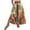 Saffron, variant on Women's Boho Skirt Waisted Drawstring Pleated A Line Skirts Flowy Vacation Beach Long Skirts