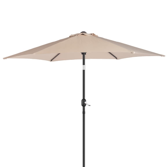 Ktaxon 9FT Patio Umbrella,Outdoor Patio Table Umbrella, UV Protection, Fade Resistant Fabric, Easy Tilt Adjustment,Khaki