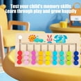 thumbnail image 5 of KOYPTL Color Matching Puzzle Toys for Toddlers Preschool Age 3 4 5 6 7,Wooden Puzzles Montessori Brain Teasers Game for Boys Girls Seniors,Handheld Games for Travel,Ideal Christmas,Birthday Gifts, 5 of 6