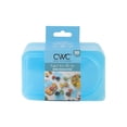 thumbnail image 2 of Cook with Color Dual Compartment Mini Snack Box with Lids, BPA-Free, 30-Pack, Blue, 2 of 5