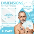 JJ CARE Shower Protector [Pack of 7], 7x7 Dialysis Catheter Shower