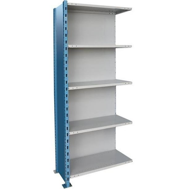 Hallowell Ah55 1810pb Hallowell H Post High Capacity Shelving 36 Inch W X 18 Inch D X 123 Inch H 707 Marine Blue Posts Walmart Com Walmart Com