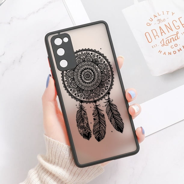 Funda de Mandala para Samsung S20 FE, carcasa dura mate para Samsung Galaxy S23 Ultra S22 S21 FE A53 5G A33 A13 A54 A34 A52 A12 Fivean unisex