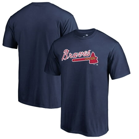 Atlanta Braves Mat - Atlanta Braves Fanatics Branded Team Wordmark T-Shirt - Navy