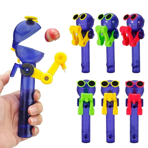 Cheers Creative Dust Proof Lollipop Holder Storage Robot Toy Decompression Kids Gift