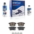 thumbnail image 3 of Detroit Axle - Brake Pads for 2011-2012 Honda Accord, 2011-2014 TSX, Ceramic Brake Pads w/Hardware Front and Rear Replacement, 3 of 6