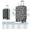 thumbnail image 6 of Haiem Lovely Penguin Luggage Cover Printed Suitcase Covers for Luggage Elastic Washable Suitcase Protector Fits 18-32 Inch Luggage-Small, 6 of 9