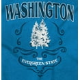 thumbnail image 2 of Cute Washington the Evergreen State Women's Graphic T Shirt Tees Brisco Brands M, 2 of 6
