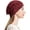 Burgundy Red, variant on Women Cotton Crochet Slouchy Beanie Hat Handmade Knit Summer Skull Cap 1pcs