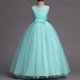 thumbnail image 1 of Vestido de niña sin mangas de malla, vestido de princesa de presentación, hermoso y de moda, 1 of 6