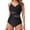 Black, variant on HXWCHs Chlorine Resistant Swimwears One 2 Women's Mesh Retro Fashionable Strap Swimsuit XL Dark Blue