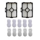 thumbnail image 4 of Compatible con HZ3002UK Aspiradora Accesorios Filtro Pantalla Filtro Filtro Blanco, 4 of 7