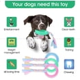 thumbnail image 3 of Mordedor para cachorros con hilo de algodón, juego de masticar para perros pequeños de 3 piezas, juguete para masticar para perros, juguete para masticar con bozal calmante Sailing Electrónica, 3 of 5