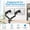 Black - Enhanced Version, variant on Dual Monitor Desk Mount,Heavy-Duty Adjustable Stand Supporting Two Screens Up To 32 Inches,Full Motion Adjustments, Each Arm Holds Up To 17.6 Lbs, Easy To Install – Ideal For Home Office,Gaming Setup