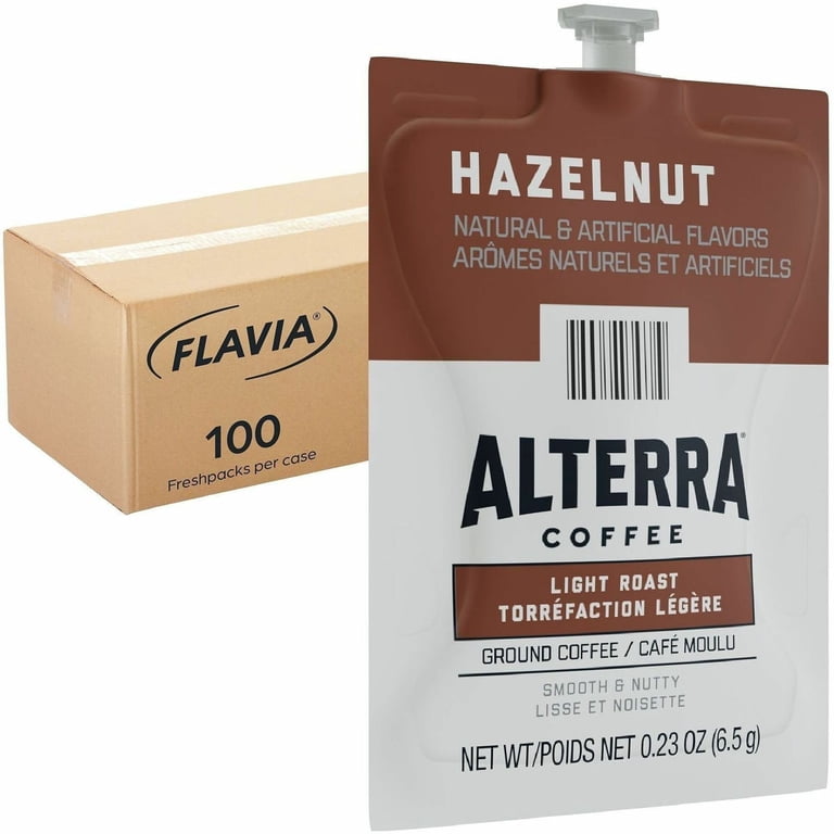 Flavia, Freshpack Alterra Hazelnut Coffee, 100 Carton - Walmart.com