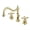 Polished Brass, variant on Kingston Brass KS1992AX 8 in. Widespread Standard Mount Bathroom Faucet, Polished Brass