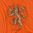 thumbnail image 2 of Game of Thrones Lannister Burst Sigil Unisex Adult T-Shirt, Orange, X-Large, 2 of 6