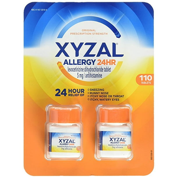 XYZAL Allergy 24 hour 110 Tablets
