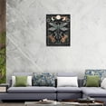 thumbnail image 5 of Tarot dragonfly Decor Tarot dragonfly Wall Art Decor Floral butterfly Girls Wall Art Canvas Prints Painting Butterfly Decorations Framed Artwork for Bathroom Living Room Bedroom12''''x16'''', 5 of 6
