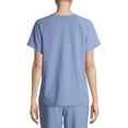 thumbnail image 6 of ClimateRight by Cuddl Duds Short Sleeve V-Neck Scrub Top (Women's ), 6 of 7